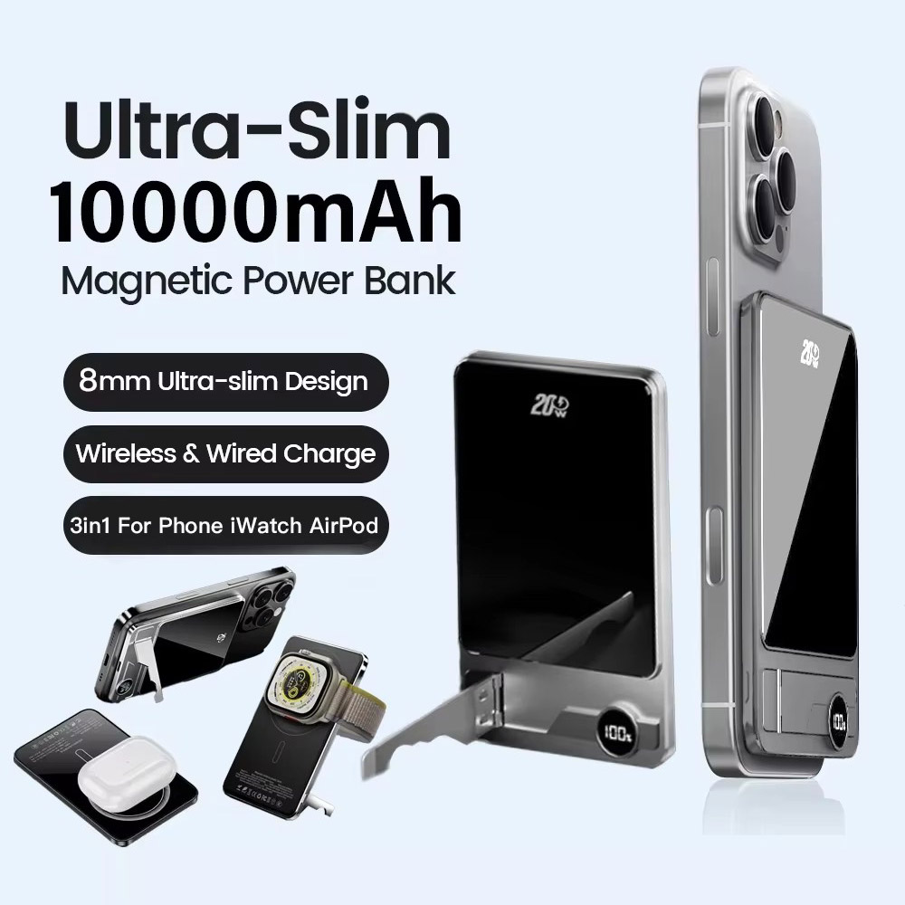 Power Bank Slim - 10000mAh Ultra Slim Power Bank for