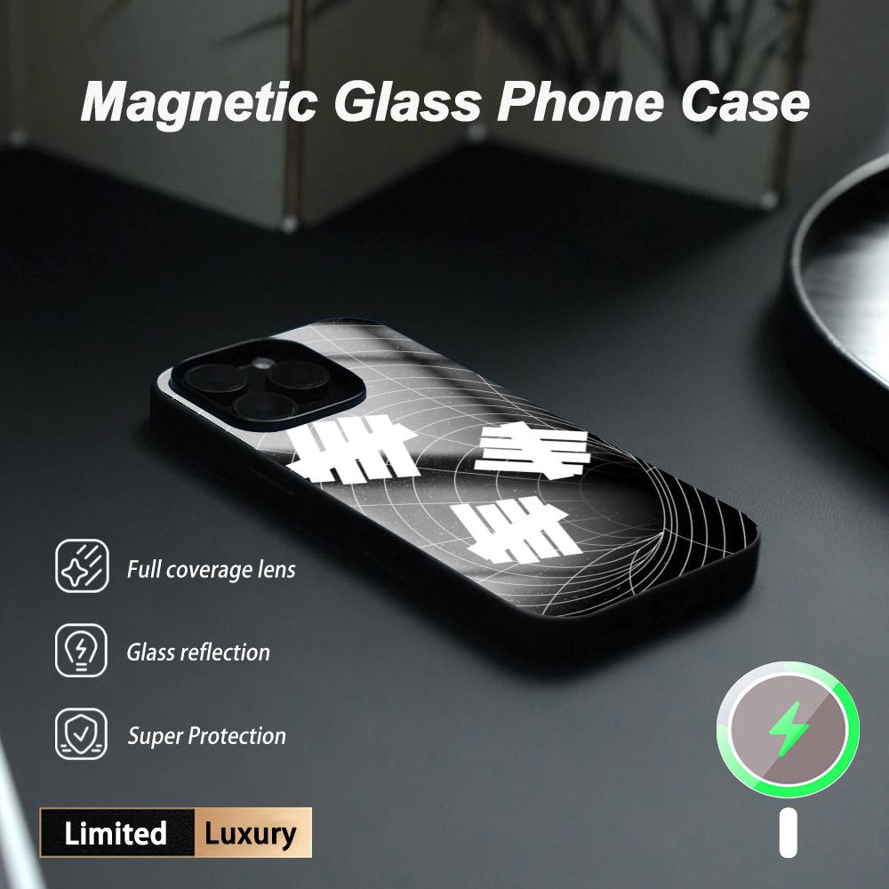 Magnetic Phone Case - Fashion cool Undefeated logo hip-hop Phone