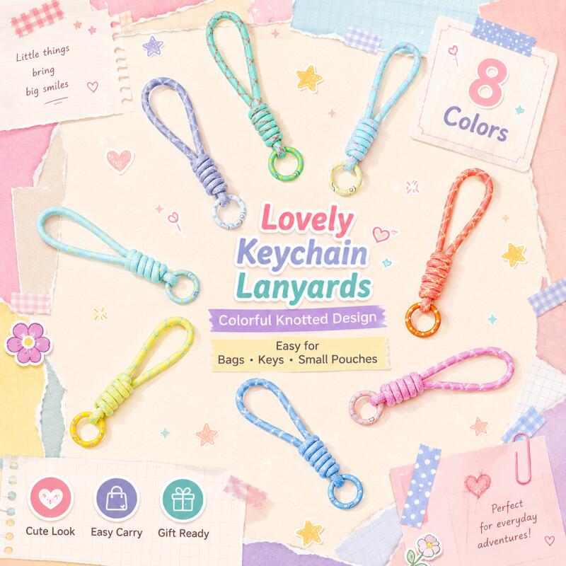 Phone Accessories Crochet - 2~5pcs Colorful Braided Keychain Mobile Phone