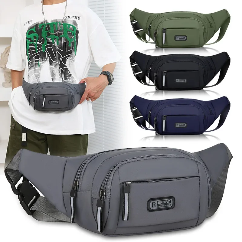 Phone Accessories For Running - Men Canvas Fanny Waist Packs Unisex