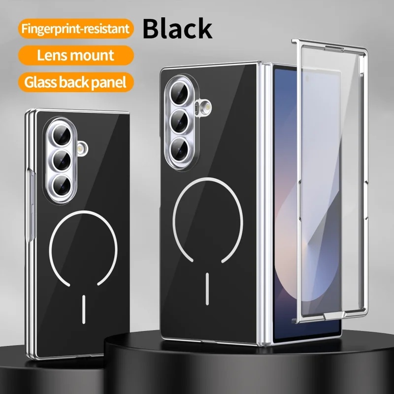 Phone Accessories Wholesale In China - Glass Magnetic Folding Phone Case for