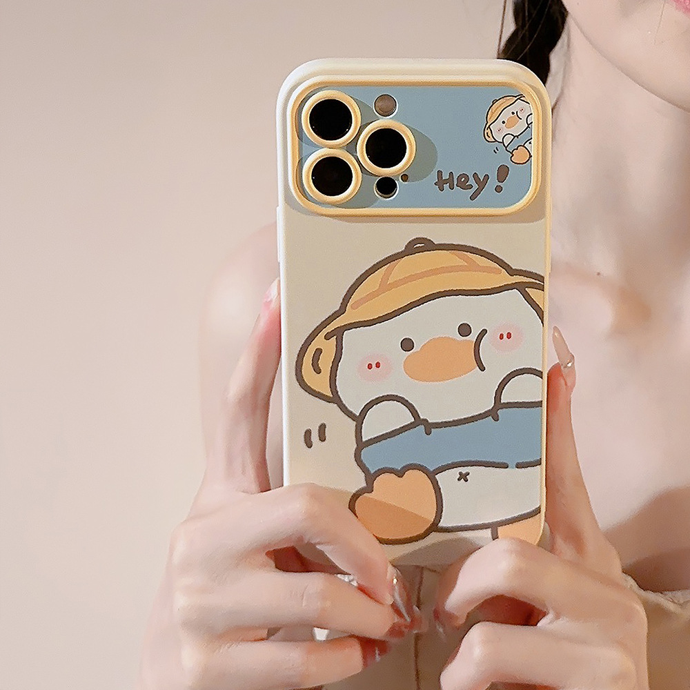 Xo Phone Accessories - Korean Cartoon Yellow Duck Phone Case