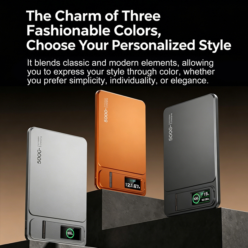 Power Bank Slim - 10000mAh Slim Power Bank for MagSafe,Magnetic