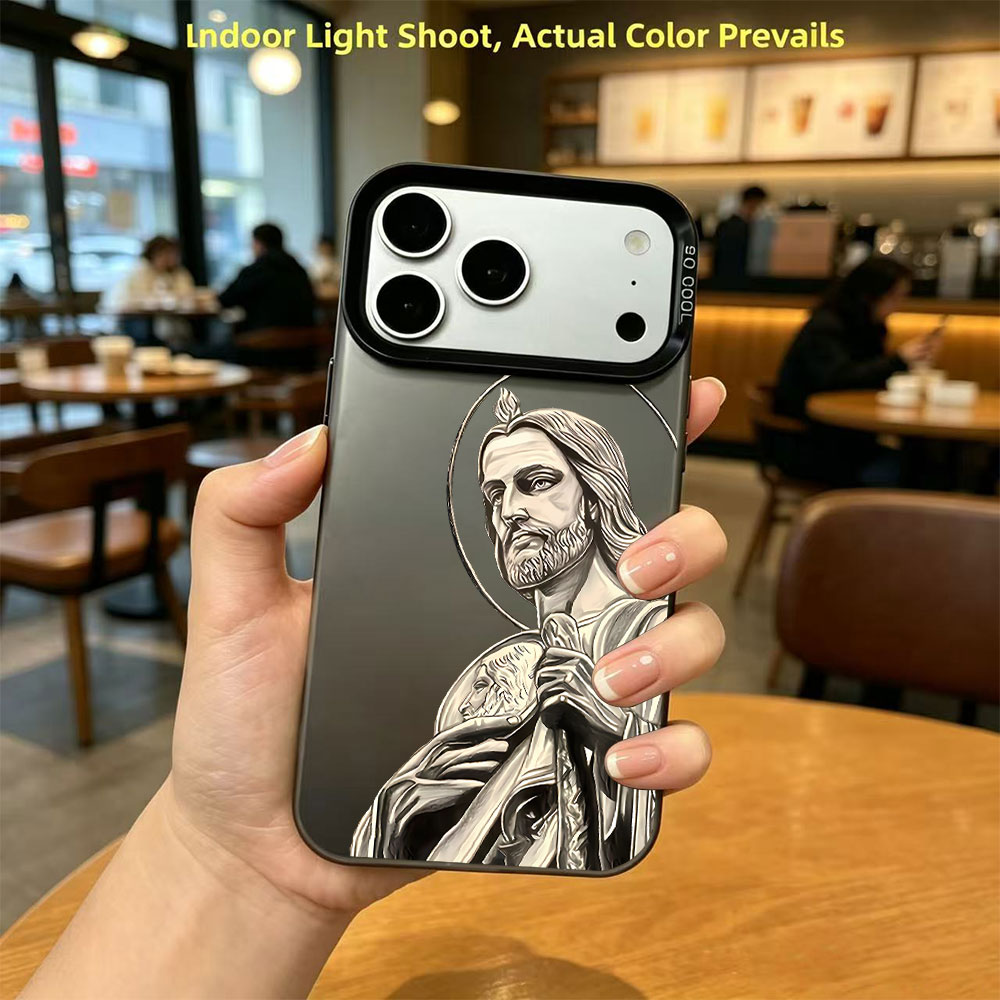 Xo Phone Accessories - San Judas Tadeo Pattern Design Phone