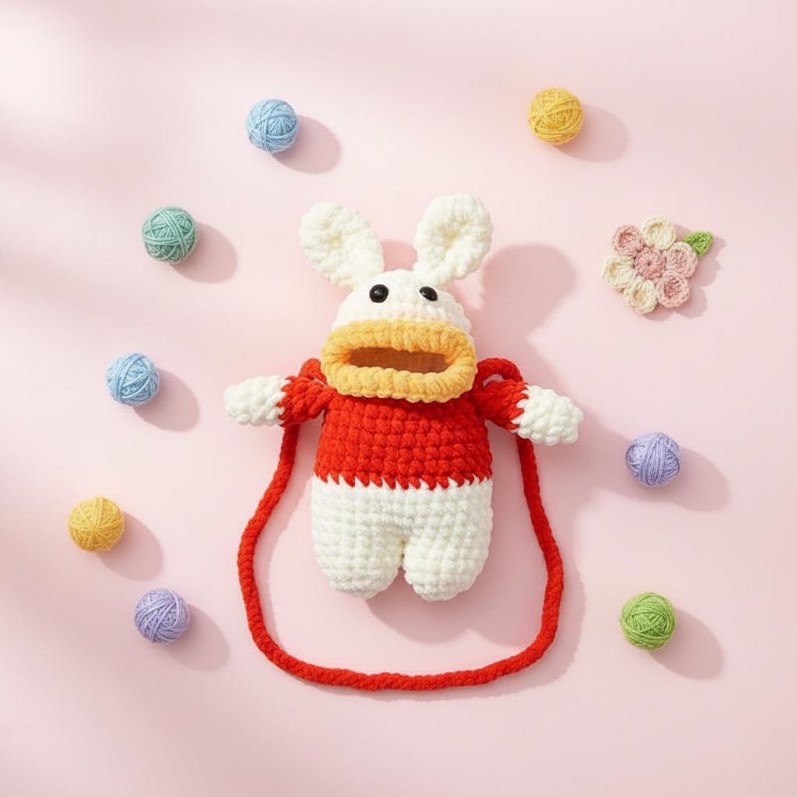 Phone Accessories Crochet - Crochet Frog Phone Bag Crocheted Handmade