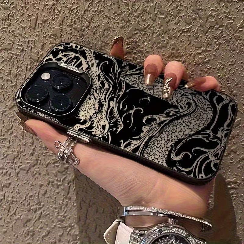 Xo Phone Accessories - Dragon Totem Pattern Phone Case For