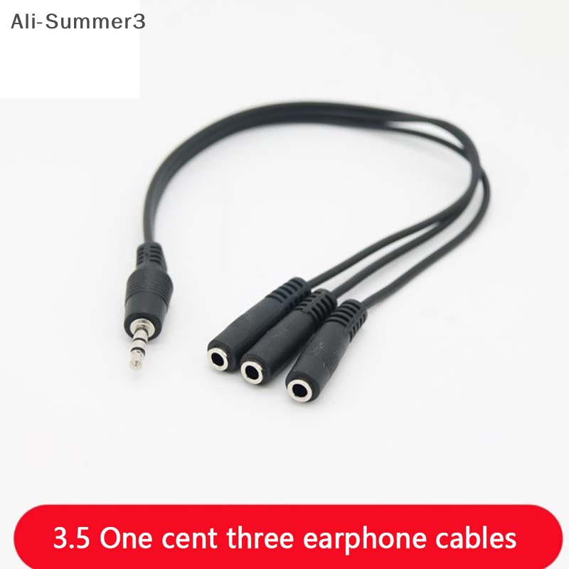 3.5mm 3 Way Port Aux Multi Hea - огляд і ціна Earphone Splitter Jack