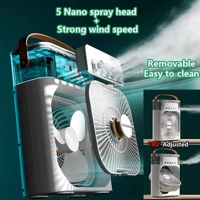 3 In 1 Mini Air Conditioner Ho - огляд і ціна Phone Cooling Fan