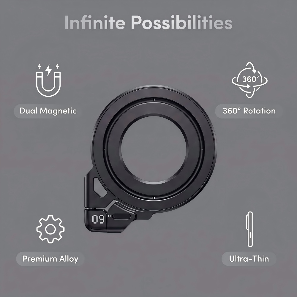 Magnetic Ring Grip with Stand  - огляд і ціна Pop Socket Grip