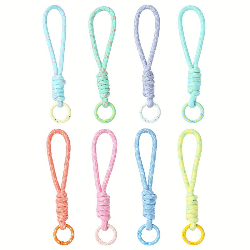 2~5pcs Colorful Braided Keycha - огляд і ціна Phone Accessories Crochet