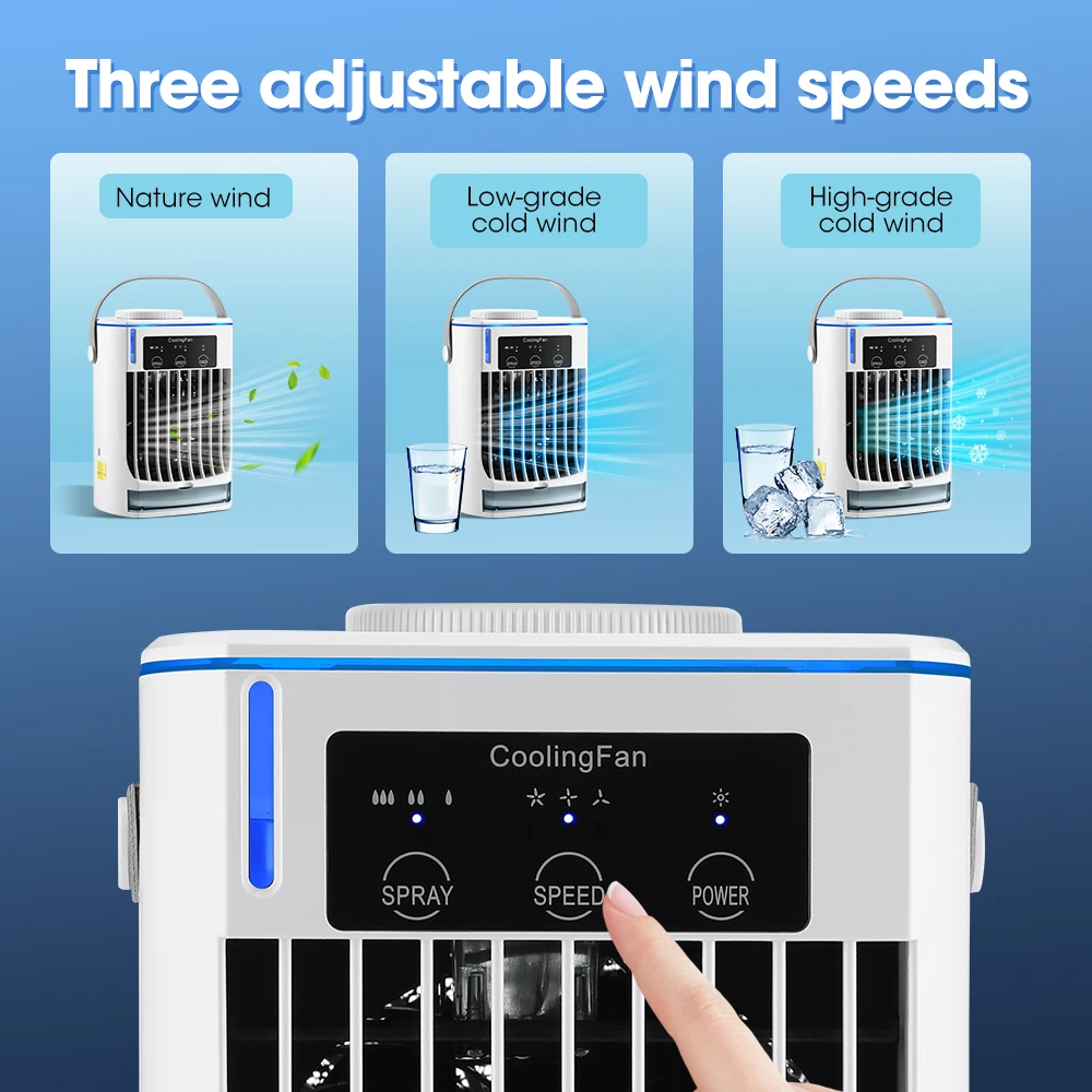Mini Air Cooler Portable Desk  - огляд і ціна Phone Cooling Fan