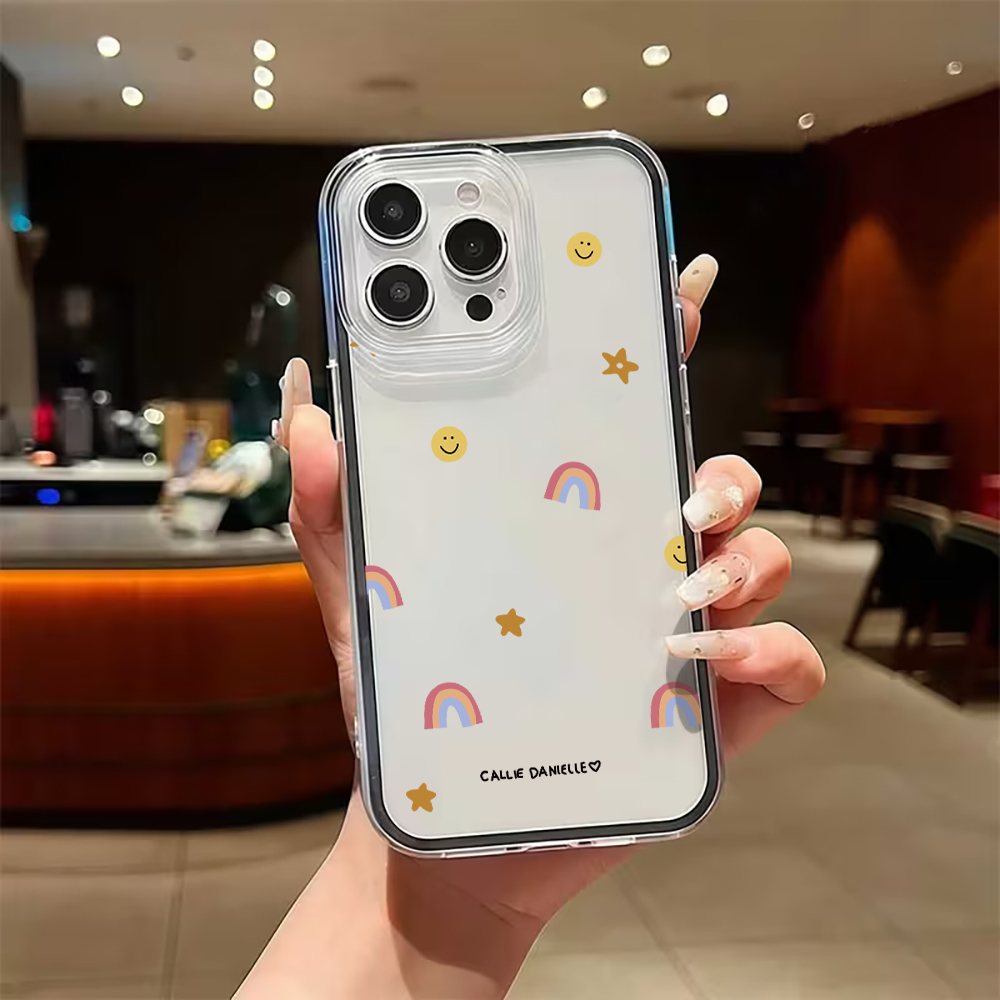 Cute Rainbow Clear Phone Case  - огляд і ціна Xo Phone Accessories