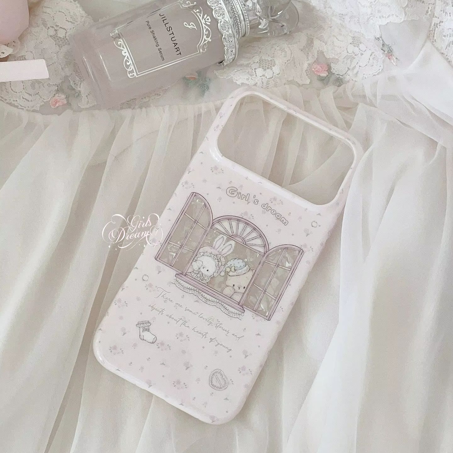 Kawaii Bunny Bear Floral Pink  - огляд і ціна Xo Phone Accessories