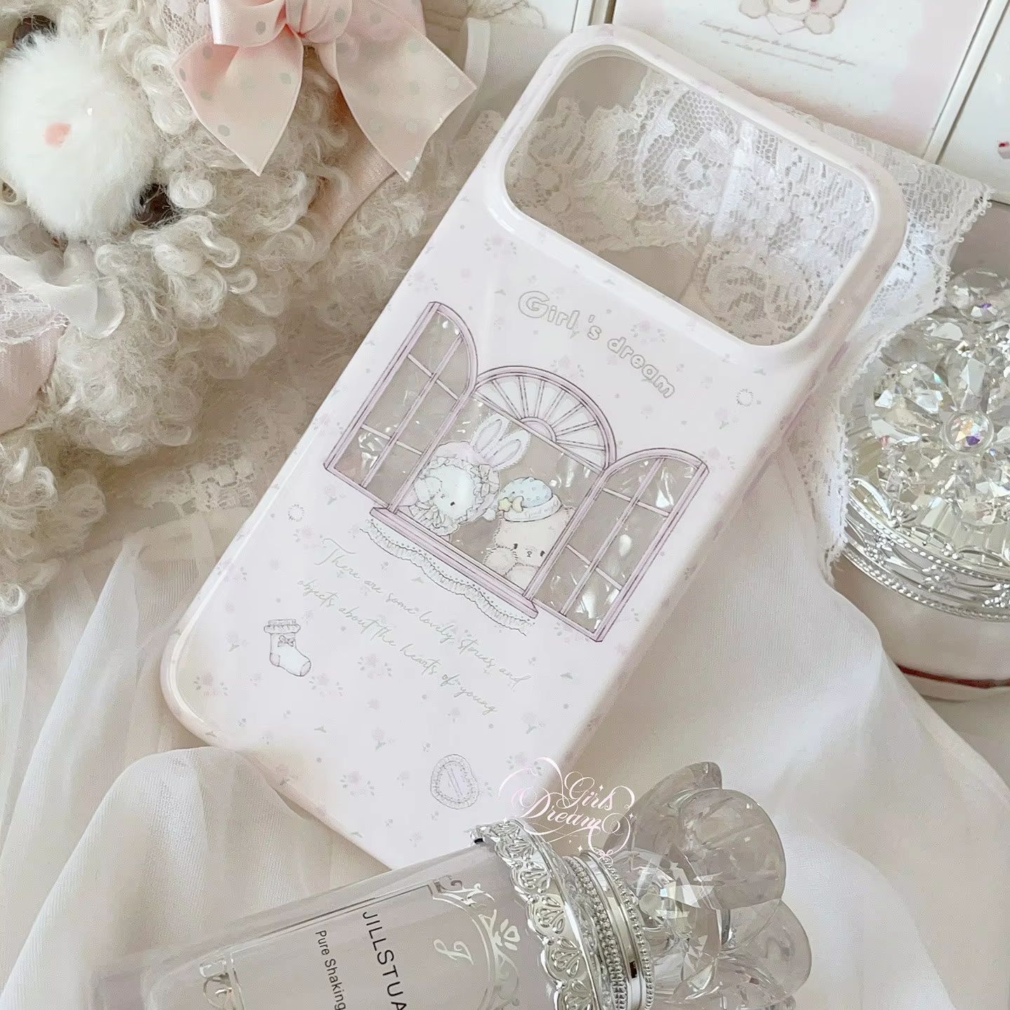 Kawaii Bunny Bear Floral Pink  - огляд і ціна Xo Phone Accessories