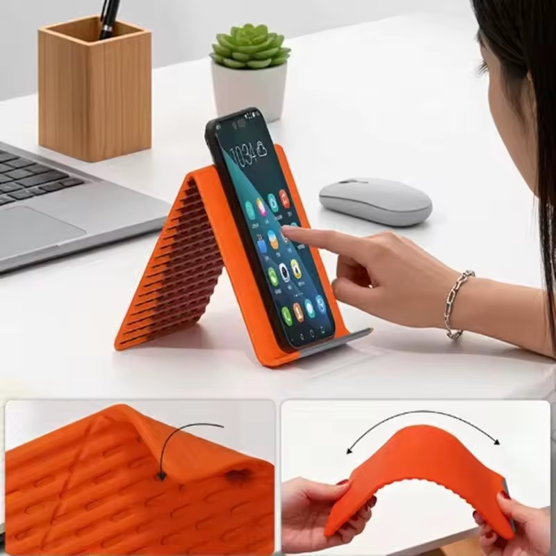 Lazy Portable Phone Stand Sili - огляд і ціна Phone Accessories Crochet