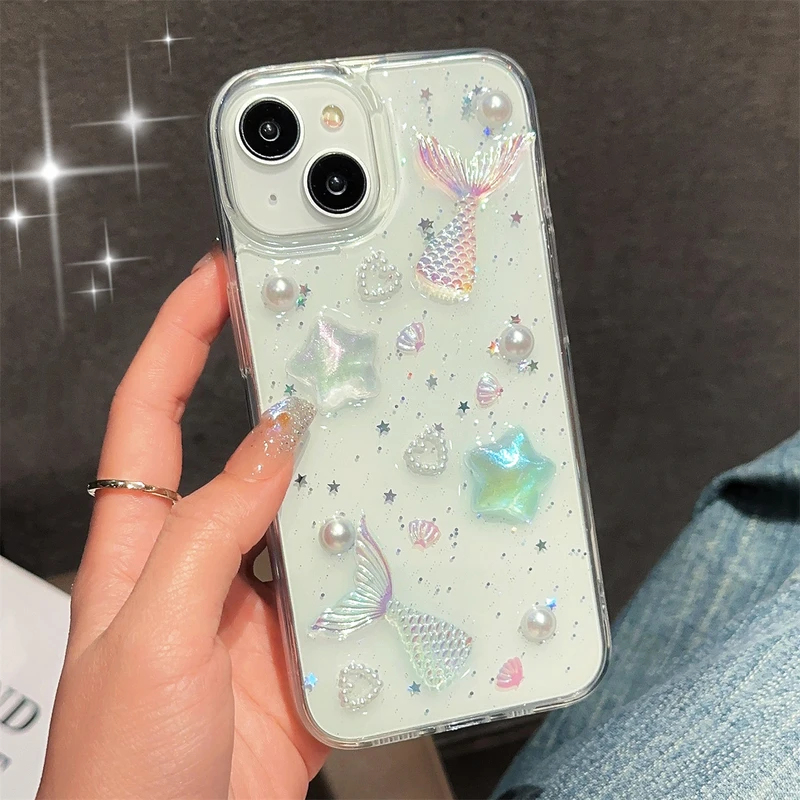 Fashion 3D Laser Fishtail Shel - огляд і ціна Phone Accessories Wholesale In China