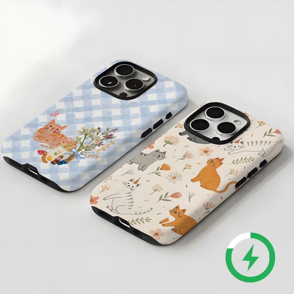 Cute cats and dogs  Phone Case - огляд і ціна Magnetic Phone Case
