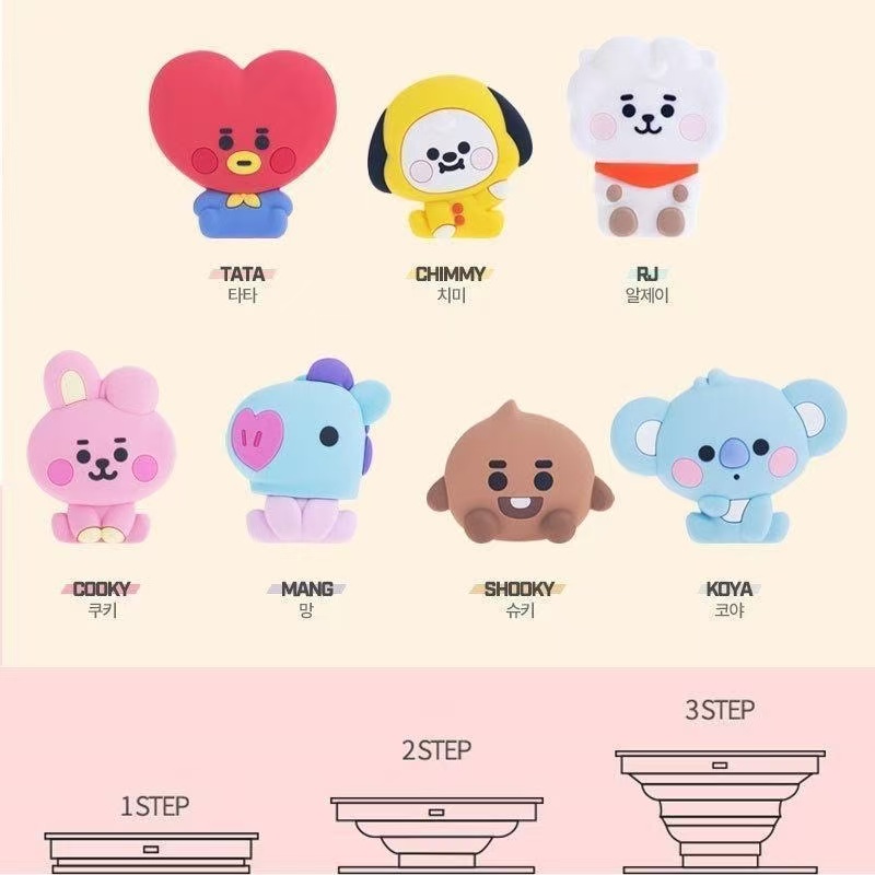 BT21 Koya RJ Shooky Mang Chimm - огляд і ціна Phone Accessories Crochet