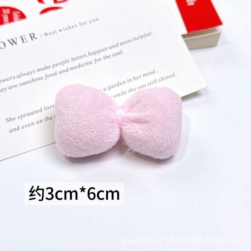 10pcs Pink Plush Bow Fabric Su - огляд і ціна Phone Accessories Wholesale In China