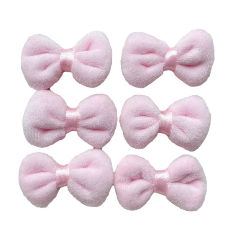 10pcs Pink Plush Bow Fabric Su - огляд і ціна Phone Accessories Wholesale In China