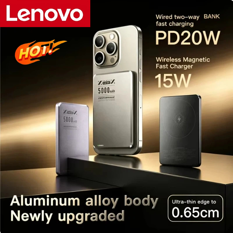 Lenovo 10000mAh Ultra Slim Mag - огляд і ціна Power Bank Slim
