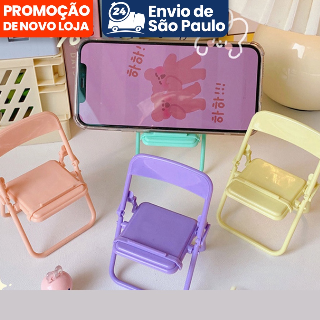 Cute Chair Phone Holder Stand  - огляд і ціна Phone Accessories Crochet