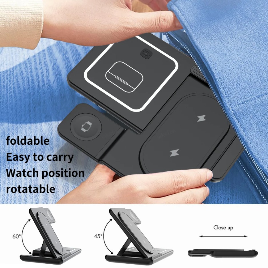 3 In 1 Foldable Wireless Charg - огляд і ціна Phone Cooling Fan