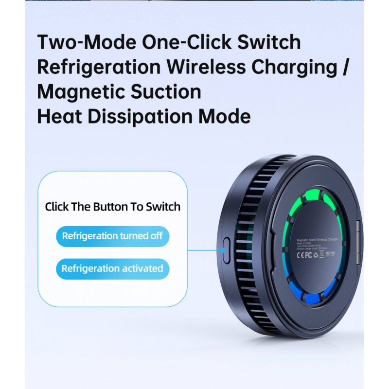 Qi2.2 25W Magnetic Wireless Ch - огляд і ціна Phone Cooling Fan